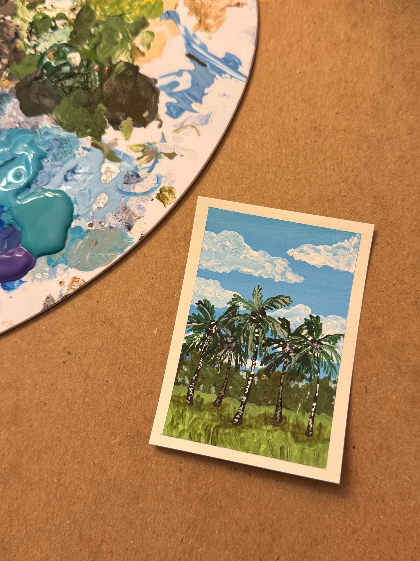custom travel keepsake mini painting