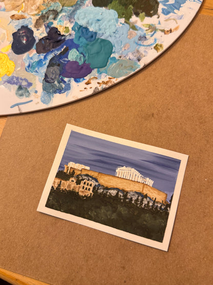 custom travel keepsake mini painting
