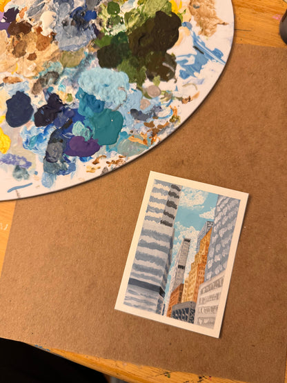 custom travel keepsake mini painting