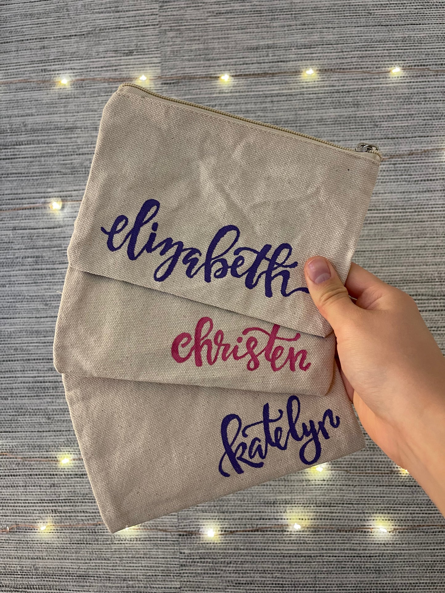 Perfectly Purple | large zip bag