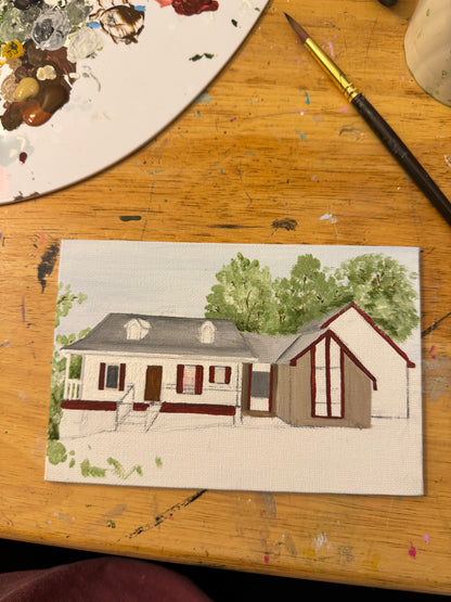 custom small house painting