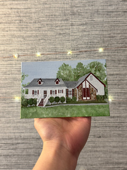 custom small house painting