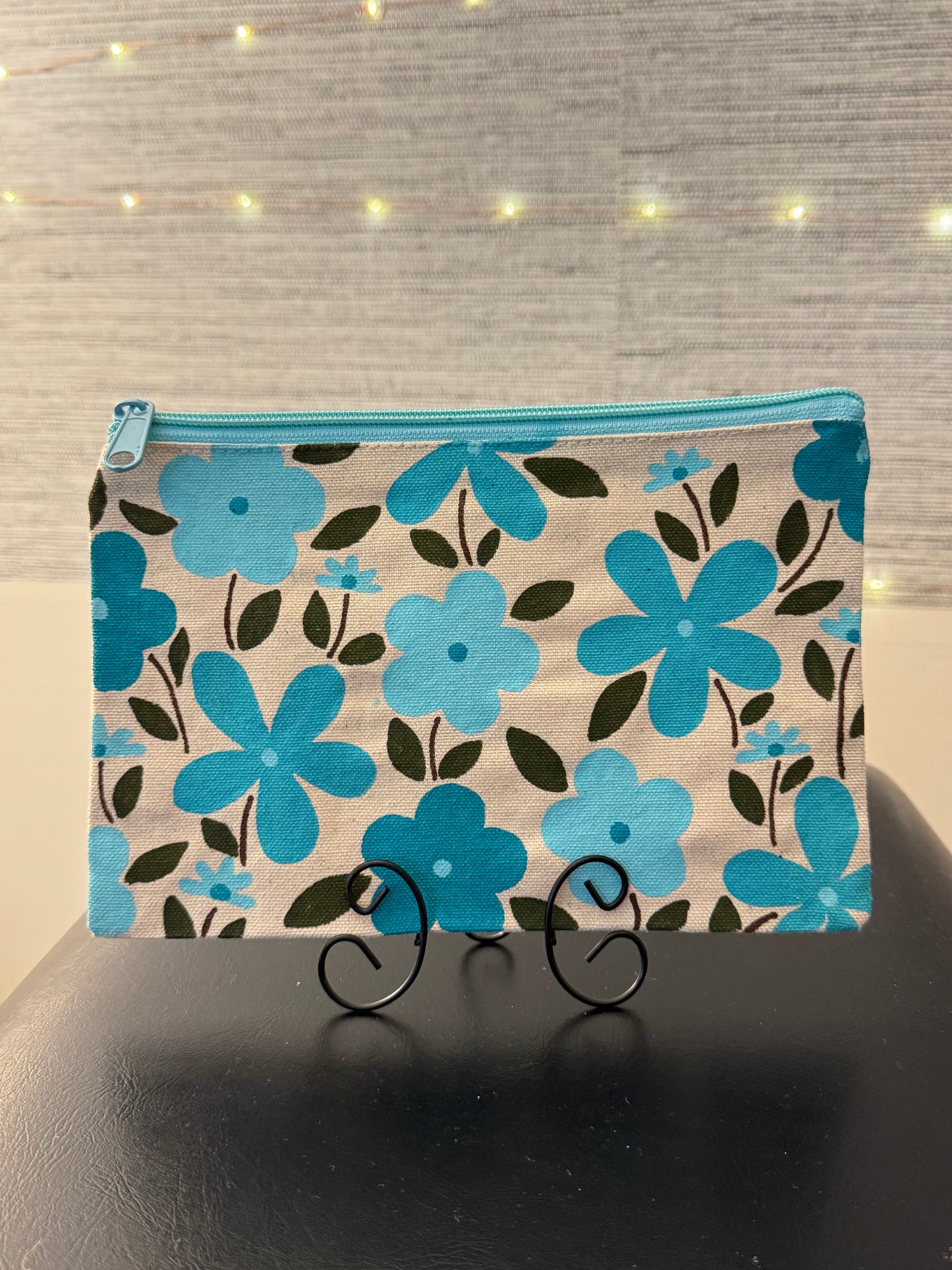 Bright Blues | large zip bag